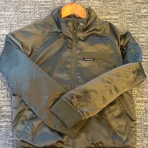 Members Only Dark Olive Bomber Jacket